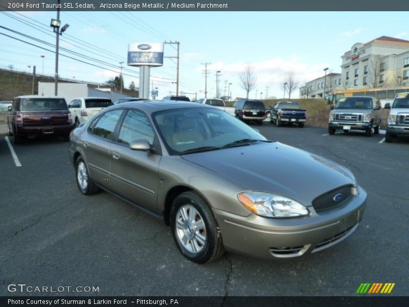 Arizona Beige Metallic / Medium Parchment 2004 Ford Taurus SEL Sedan