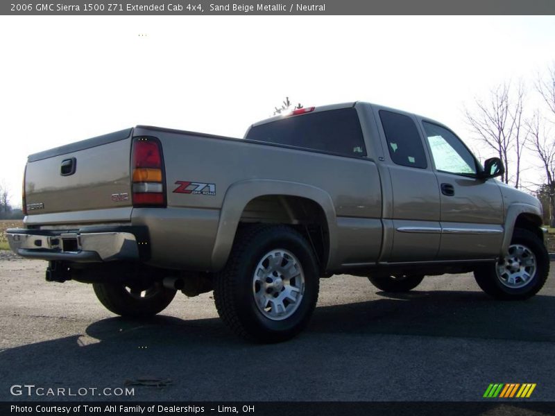 Sand Beige Metallic / Neutral 2006 GMC Sierra 1500 Z71 Extended Cab 4x4