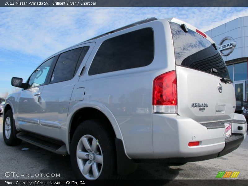 Brilliant Silver / Charcoal 2012 Nissan Armada SV