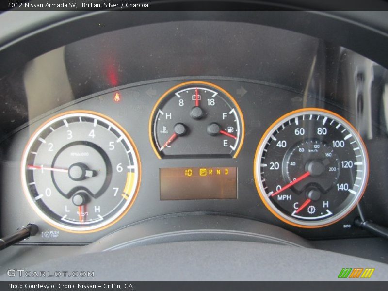 Brilliant Silver / Charcoal 2012 Nissan Armada SV