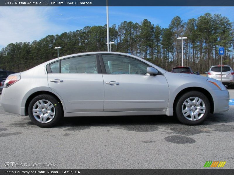 Brilliant Silver / Charcoal 2012 Nissan Altima 2.5 S