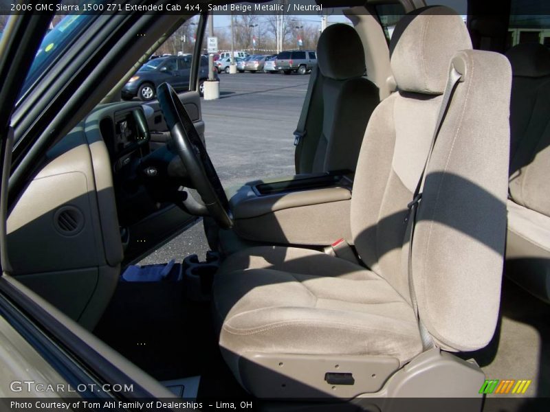 Sand Beige Metallic / Neutral 2006 GMC Sierra 1500 Z71 Extended Cab 4x4