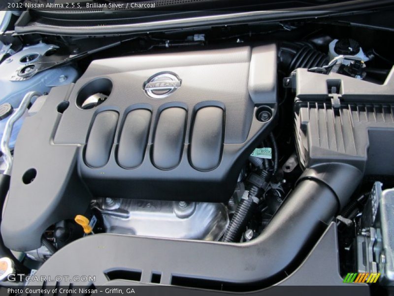 Brilliant Silver / Charcoal 2012 Nissan Altima 2.5 S