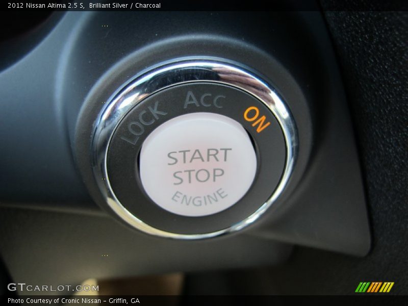 Brilliant Silver / Charcoal 2012 Nissan Altima 2.5 S