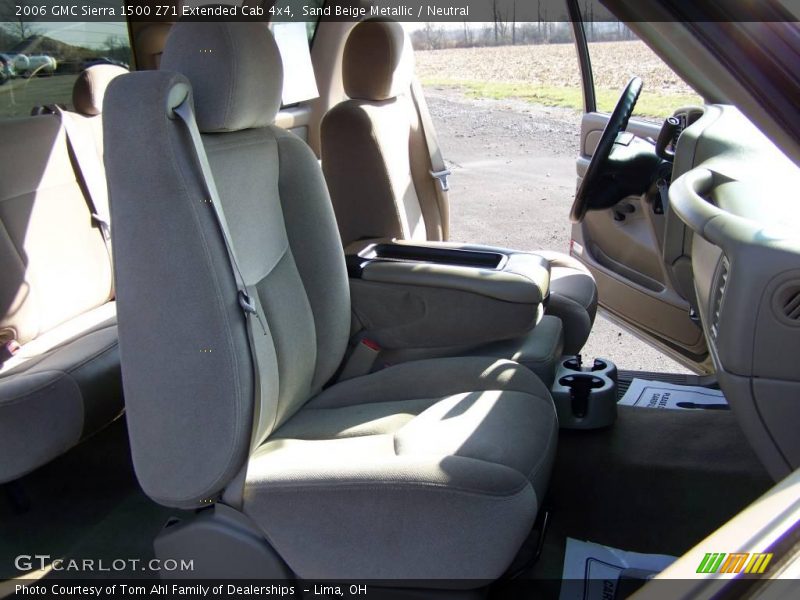 Sand Beige Metallic / Neutral 2006 GMC Sierra 1500 Z71 Extended Cab 4x4