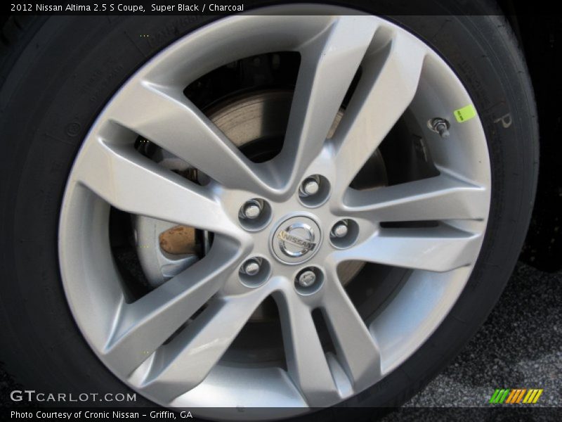 Super Black / Charcoal 2012 Nissan Altima 2.5 S Coupe