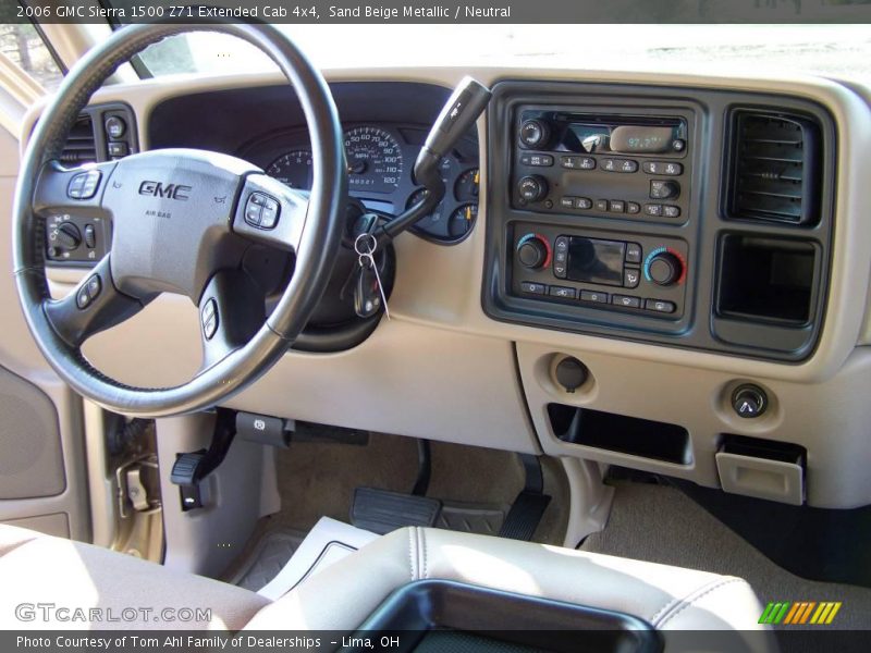 Sand Beige Metallic / Neutral 2006 GMC Sierra 1500 Z71 Extended Cab 4x4