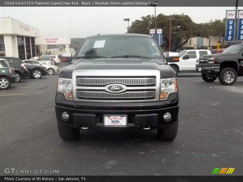 Black / Medium Stone Leather/Sienna Brown 2009 Ford F150 Platinum SuperCrew 4x4