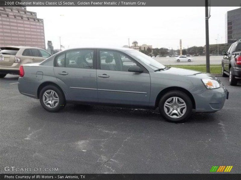 Golden Pewter Metallic / Titanium Gray 2008 Chevrolet Malibu Classic LS Sedan