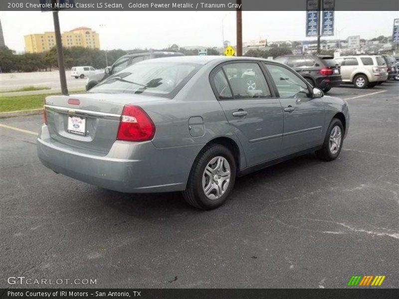 Golden Pewter Metallic / Titanium Gray 2008 Chevrolet Malibu Classic LS Sedan