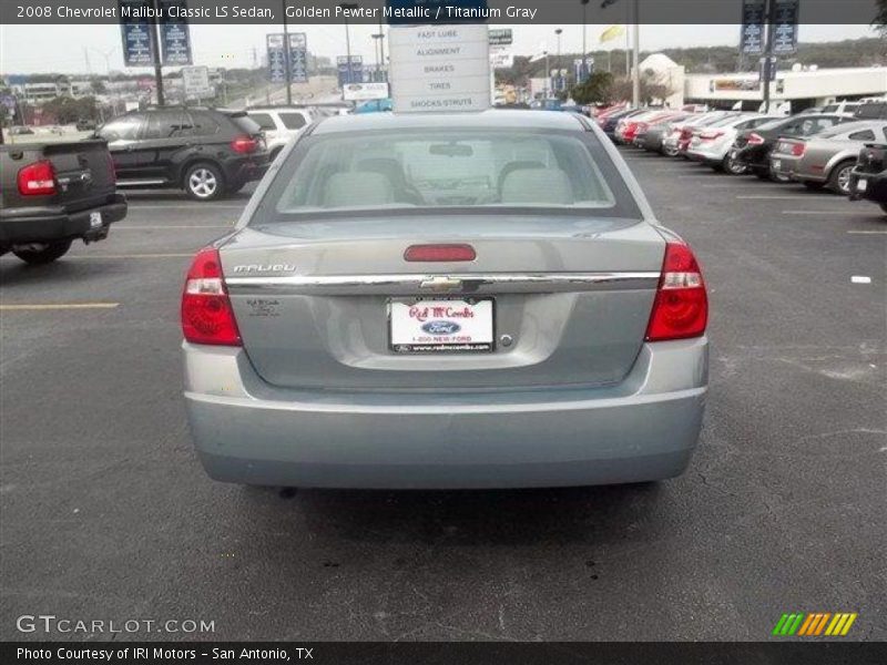 Golden Pewter Metallic / Titanium Gray 2008 Chevrolet Malibu Classic LS Sedan