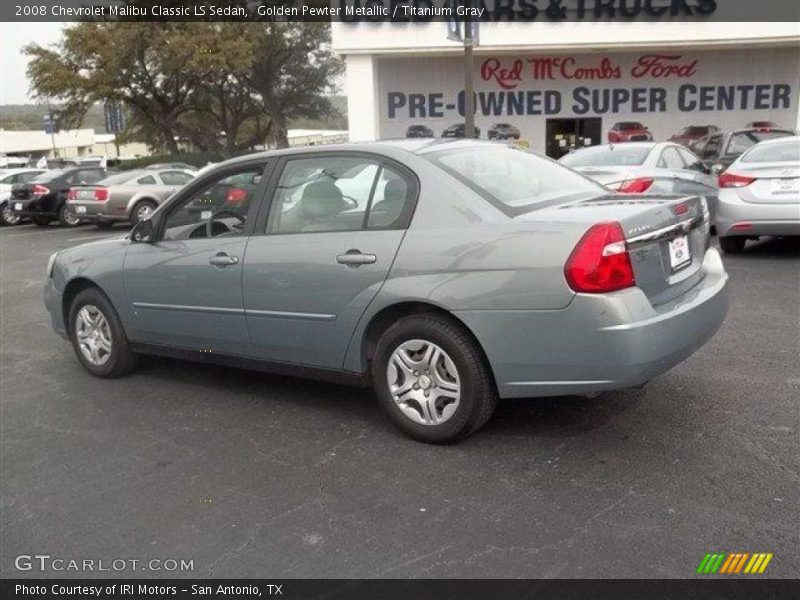 Golden Pewter Metallic / Titanium Gray 2008 Chevrolet Malibu Classic LS Sedan