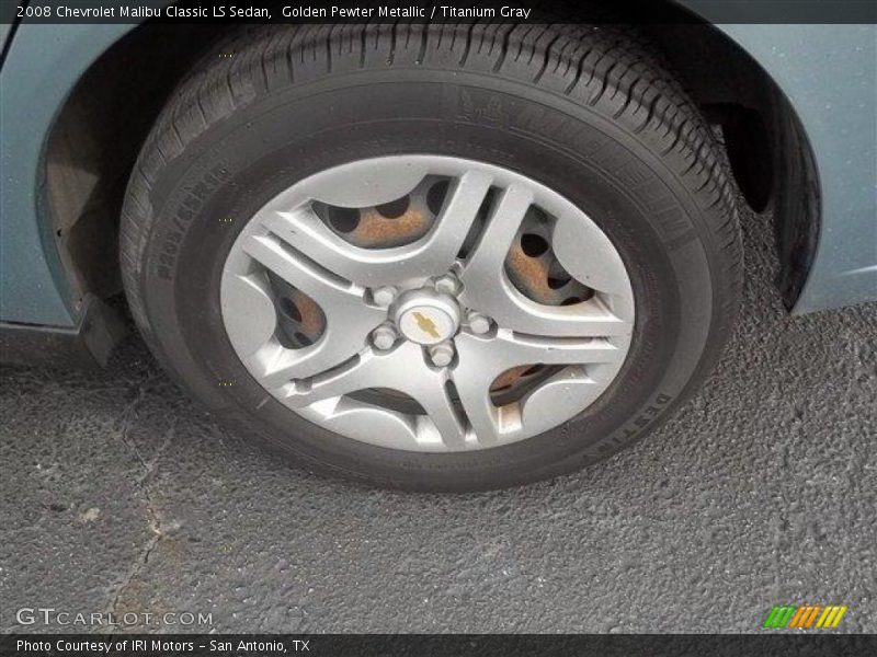 Golden Pewter Metallic / Titanium Gray 2008 Chevrolet Malibu Classic LS Sedan