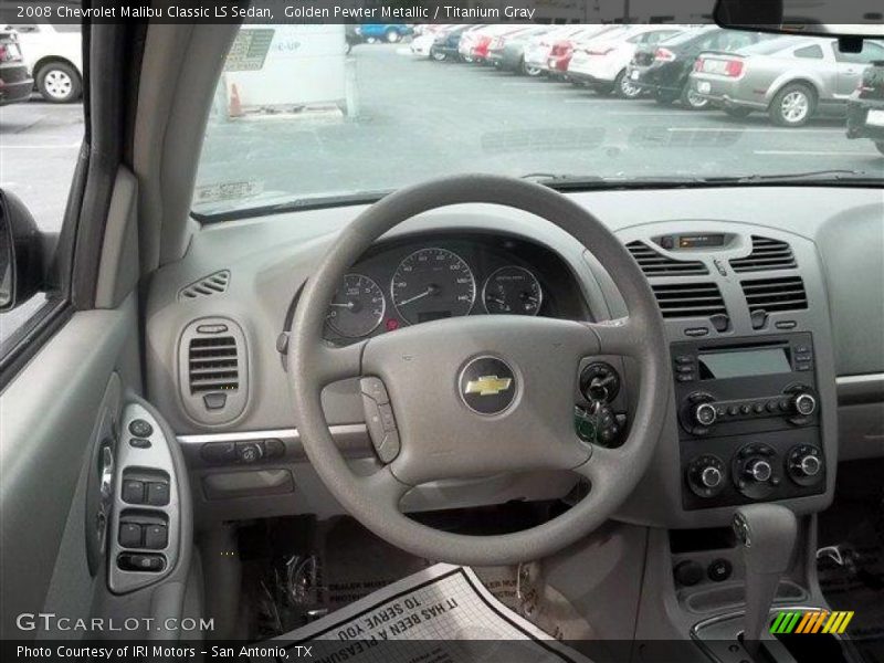 Golden Pewter Metallic / Titanium Gray 2008 Chevrolet Malibu Classic LS Sedan
