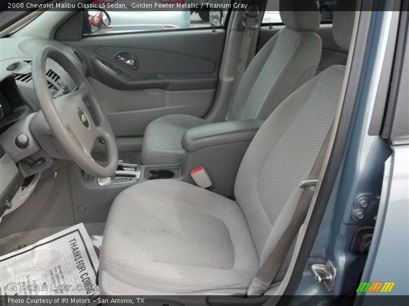 Golden Pewter Metallic / Titanium Gray 2008 Chevrolet Malibu Classic LS Sedan