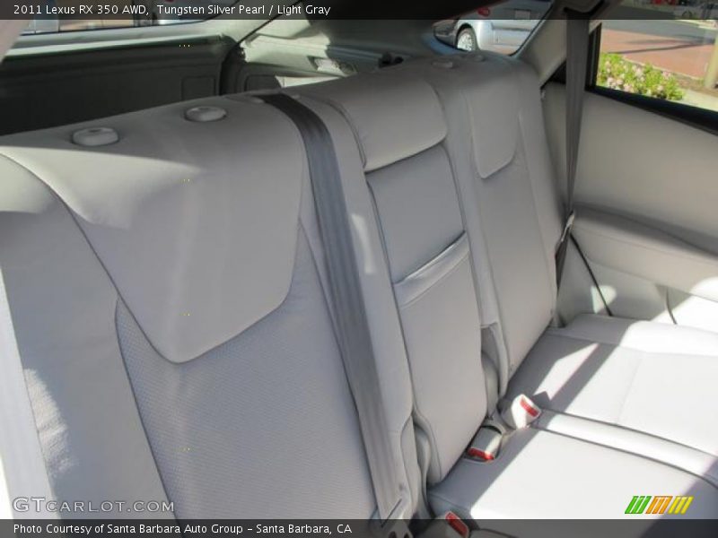 Tungsten Silver Pearl / Light Gray 2011 Lexus RX 350 AWD