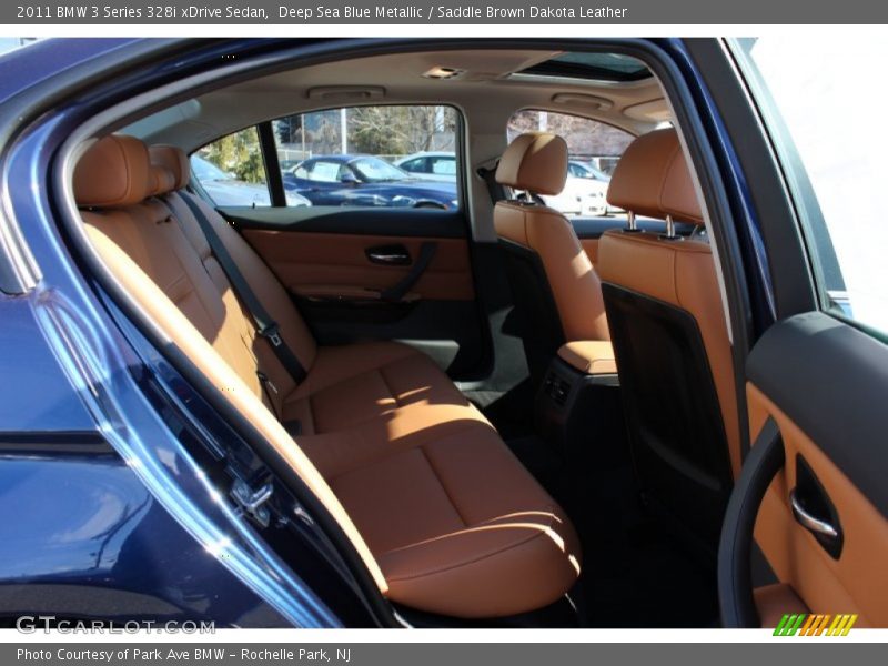 Deep Sea Blue Metallic / Saddle Brown Dakota Leather 2011 BMW 3 Series 328i xDrive Sedan