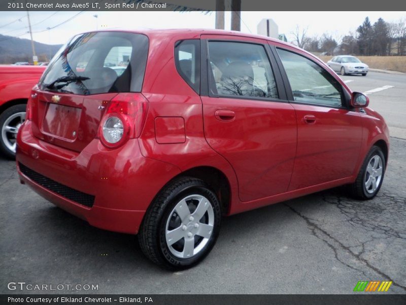 Sport Red / Charcoal 2011 Chevrolet Aveo Aveo5 LT