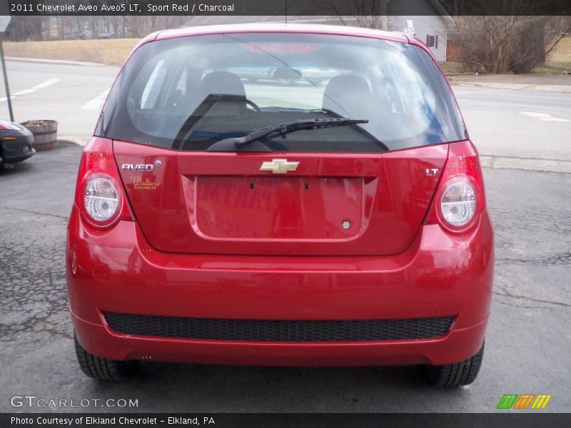 Sport Red / Charcoal 2011 Chevrolet Aveo Aveo5 LT