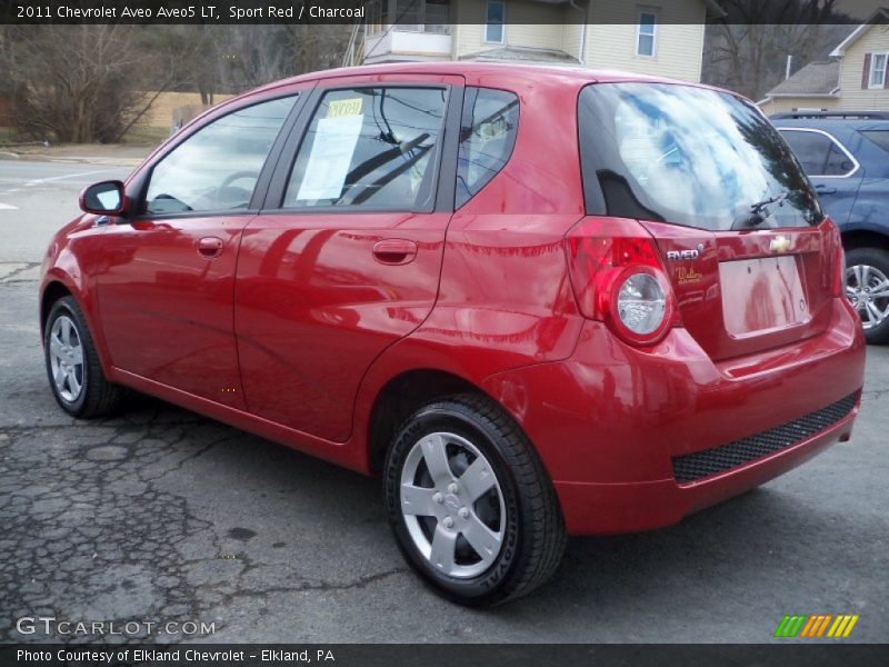 Sport Red / Charcoal 2011 Chevrolet Aveo Aveo5 LT