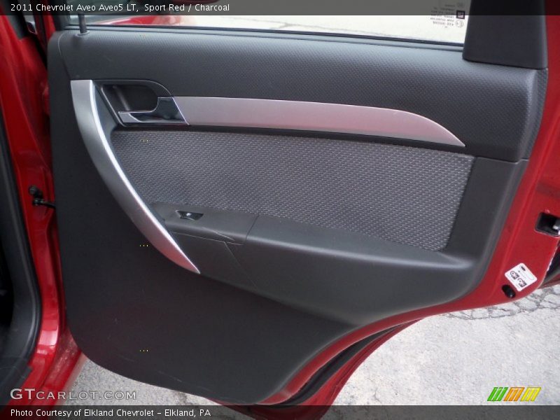 Sport Red / Charcoal 2011 Chevrolet Aveo Aveo5 LT