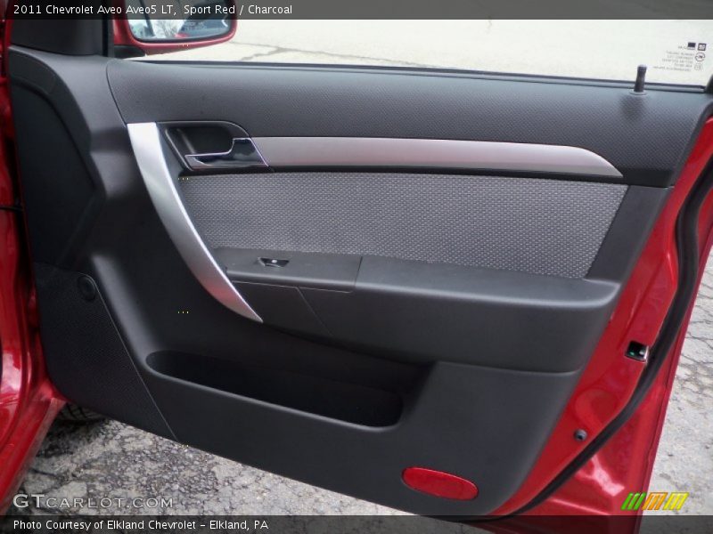 Sport Red / Charcoal 2011 Chevrolet Aveo Aveo5 LT