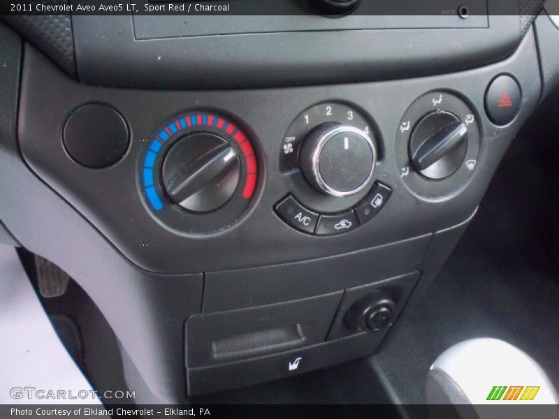 Sport Red / Charcoal 2011 Chevrolet Aveo Aveo5 LT
