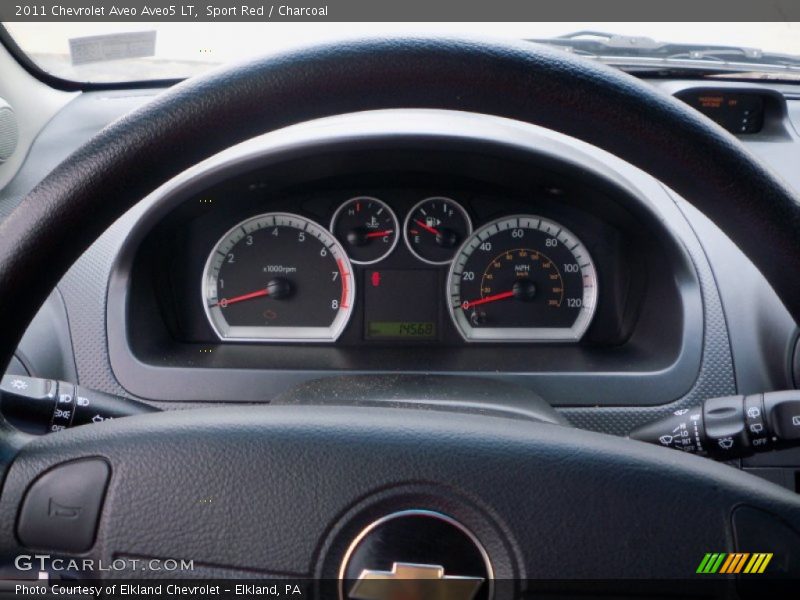 Sport Red / Charcoal 2011 Chevrolet Aveo Aveo5 LT