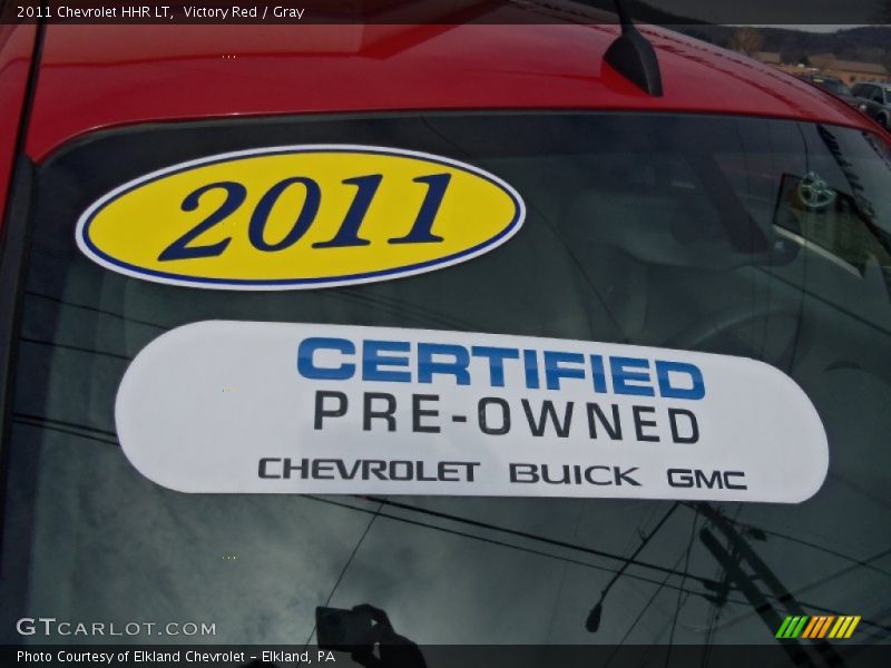 Victory Red / Gray 2011 Chevrolet HHR LT