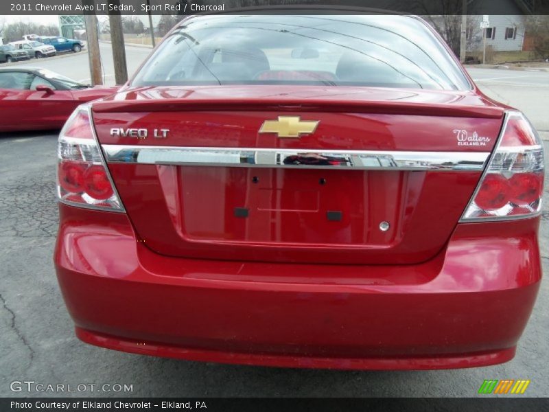Sport Red / Charcoal 2011 Chevrolet Aveo LT Sedan