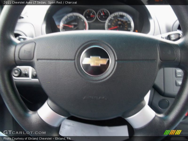 Sport Red / Charcoal 2011 Chevrolet Aveo LT Sedan