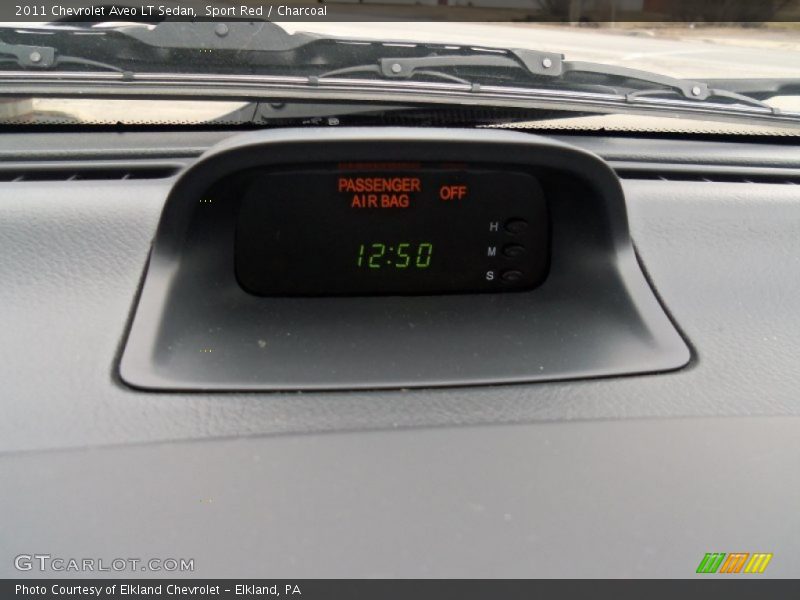 Sport Red / Charcoal 2011 Chevrolet Aveo LT Sedan