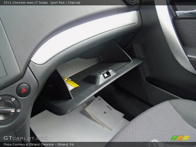 Sport Red / Charcoal 2011 Chevrolet Aveo LT Sedan
