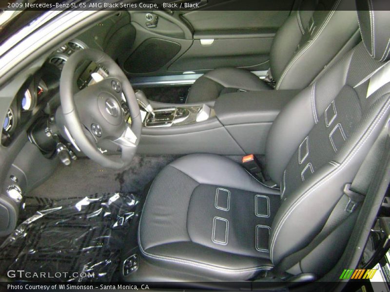 Black / Black 2009 Mercedes-Benz SL 65 AMG Black Series Coupe
