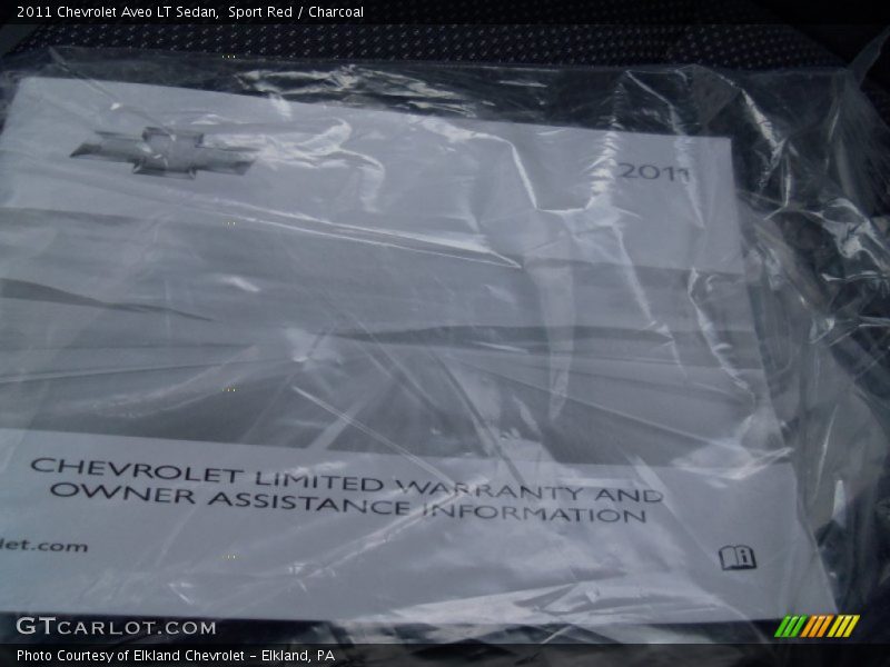 Sport Red / Charcoal 2011 Chevrolet Aveo LT Sedan