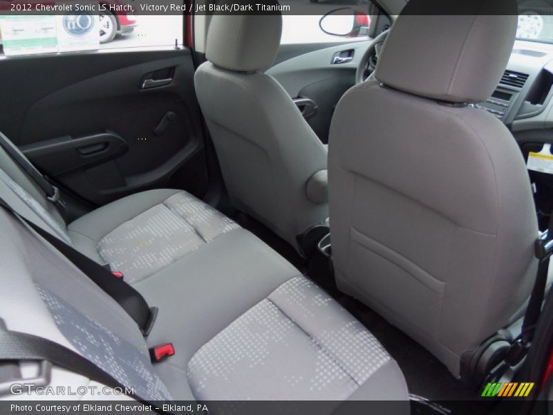 Victory Red / Jet Black/Dark Titanium 2012 Chevrolet Sonic LS Hatch