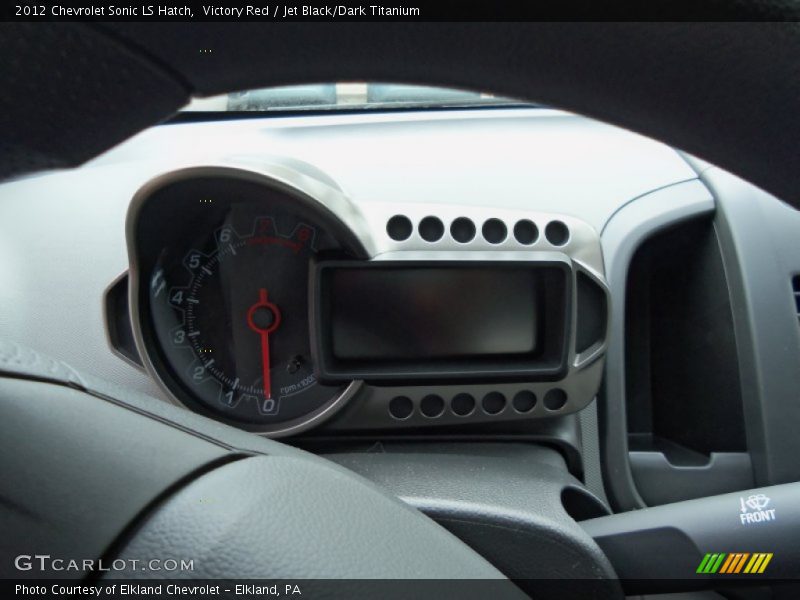 Victory Red / Jet Black/Dark Titanium 2012 Chevrolet Sonic LS Hatch