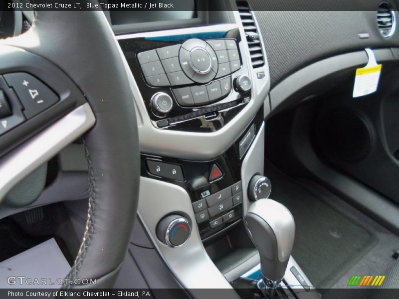 Blue Topaz Metallic / Jet Black 2012 Chevrolet Cruze LT