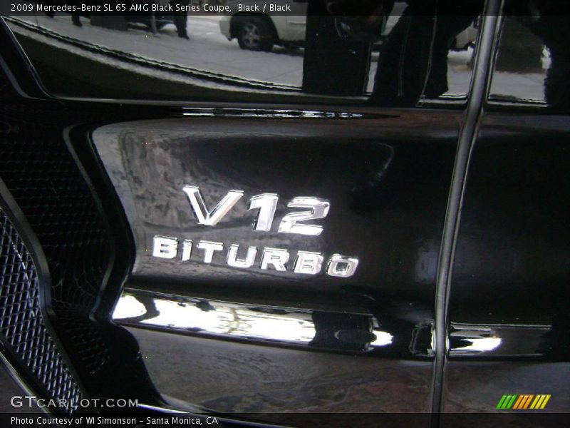 Black / Black 2009 Mercedes-Benz SL 65 AMG Black Series Coupe