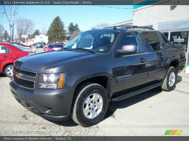 Taupe Gray Metallic / Ebony 2011 Chevrolet Avalanche LS 4x4