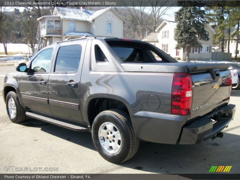 Taupe Gray Metallic / Ebony 2011 Chevrolet Avalanche LS 4x4