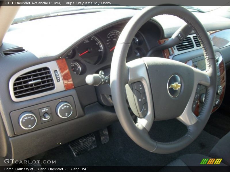 Taupe Gray Metallic / Ebony 2011 Chevrolet Avalanche LS 4x4