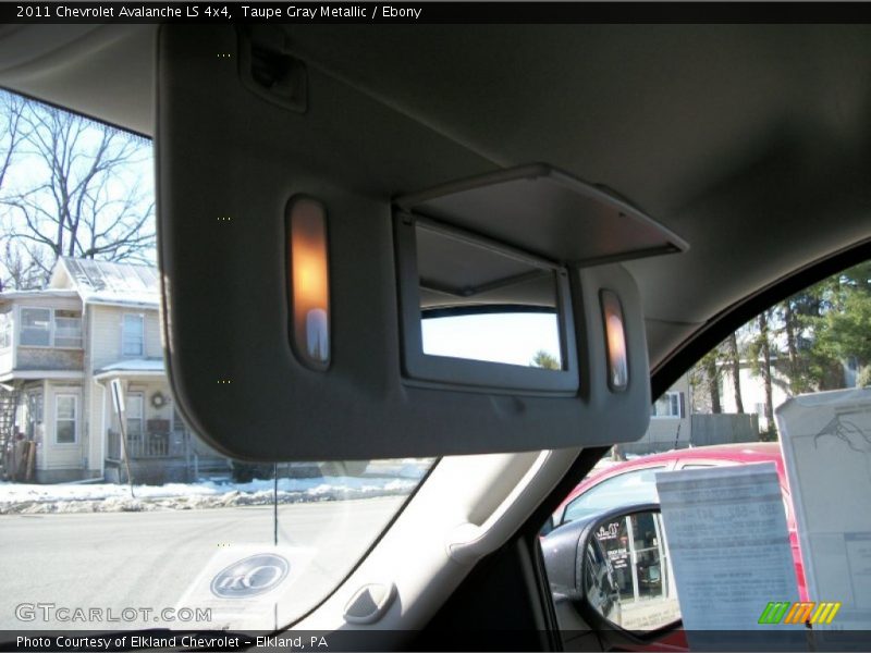 Taupe Gray Metallic / Ebony 2011 Chevrolet Avalanche LS 4x4
