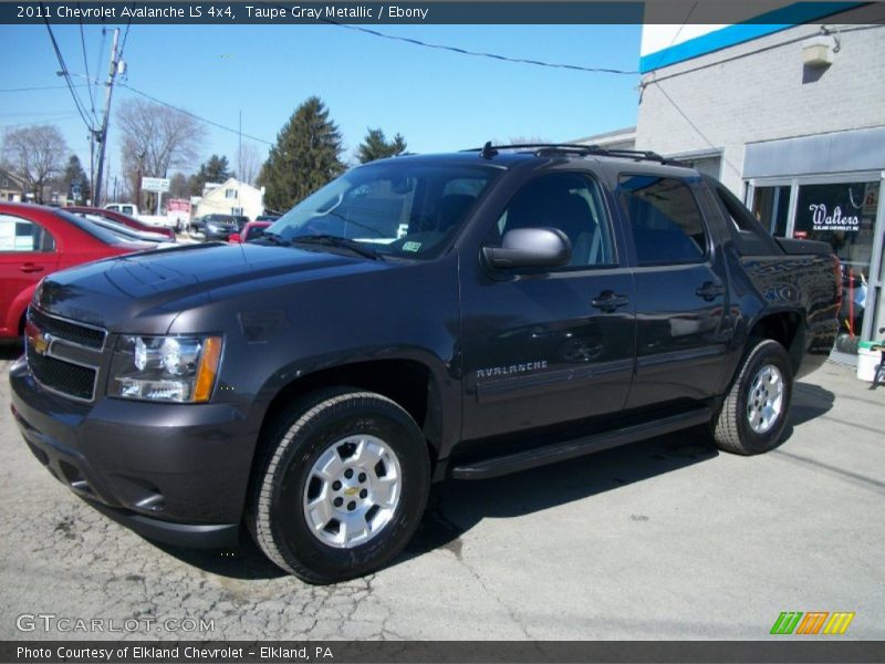 Taupe Gray Metallic / Ebony 2011 Chevrolet Avalanche LS 4x4