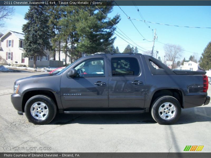 Taupe Gray Metallic / Ebony 2011 Chevrolet Avalanche LS 4x4