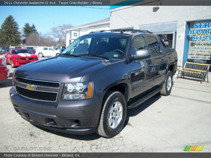 Taupe Gray Metallic / Ebony 2011 Chevrolet Avalanche LS 4x4