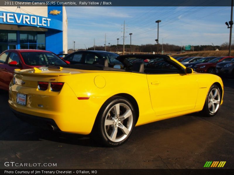 Rally Yellow / Black 2011 Chevrolet Camaro SS/RS Convertible