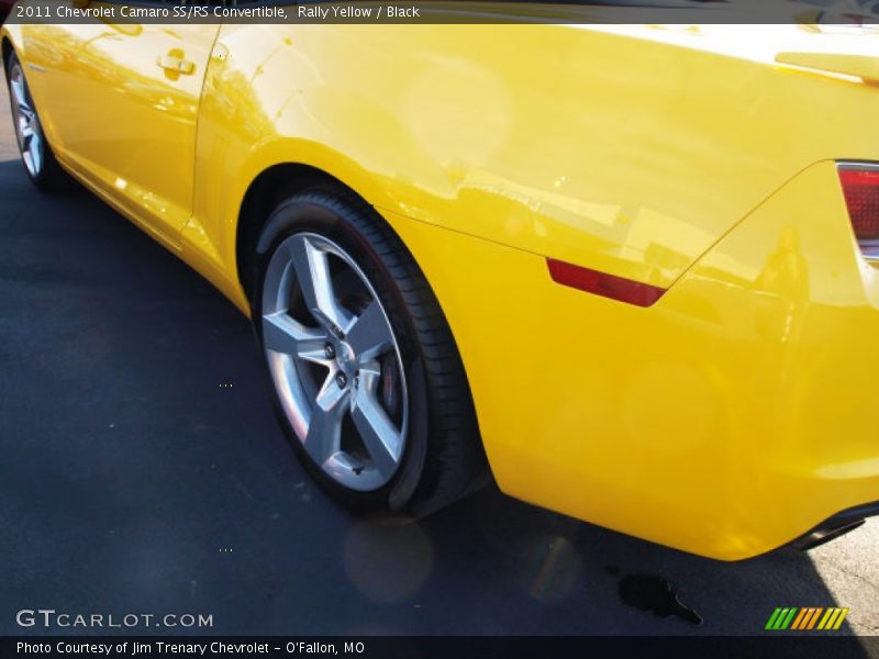 Rally Yellow / Black 2011 Chevrolet Camaro SS/RS Convertible