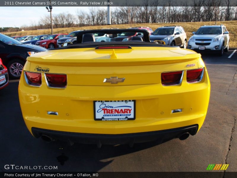 Rally Yellow / Black 2011 Chevrolet Camaro SS/RS Convertible