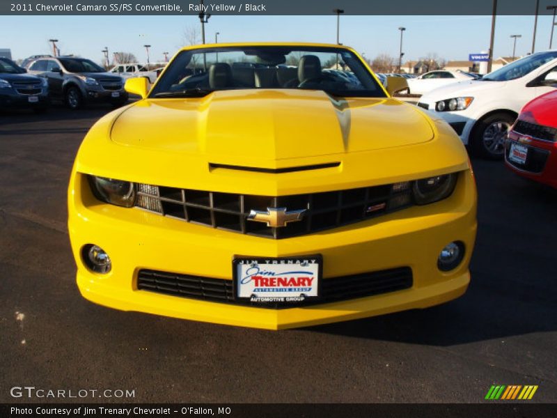 Rally Yellow / Black 2011 Chevrolet Camaro SS/RS Convertible